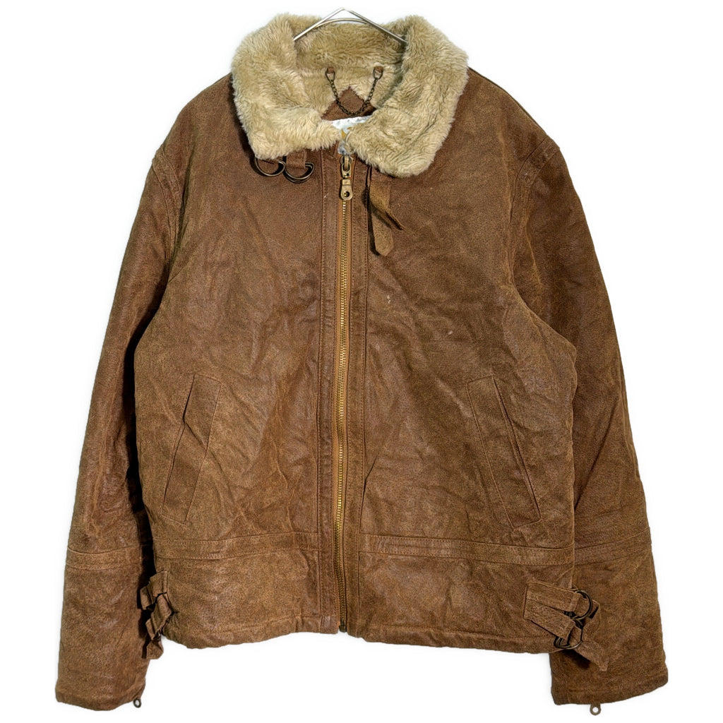 AMERI MODE Shearling Leather Jacket