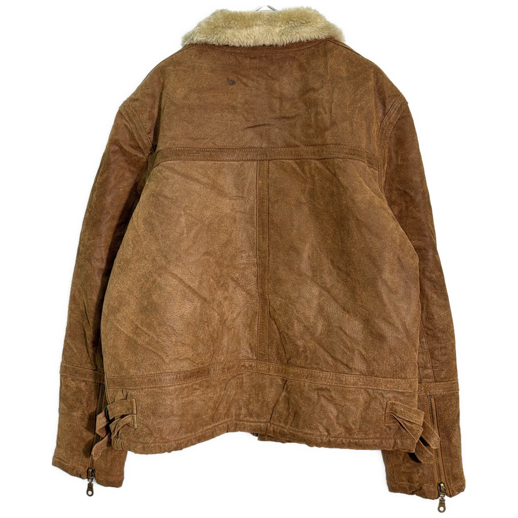 AMERI MODE Shearling Leather Jacket