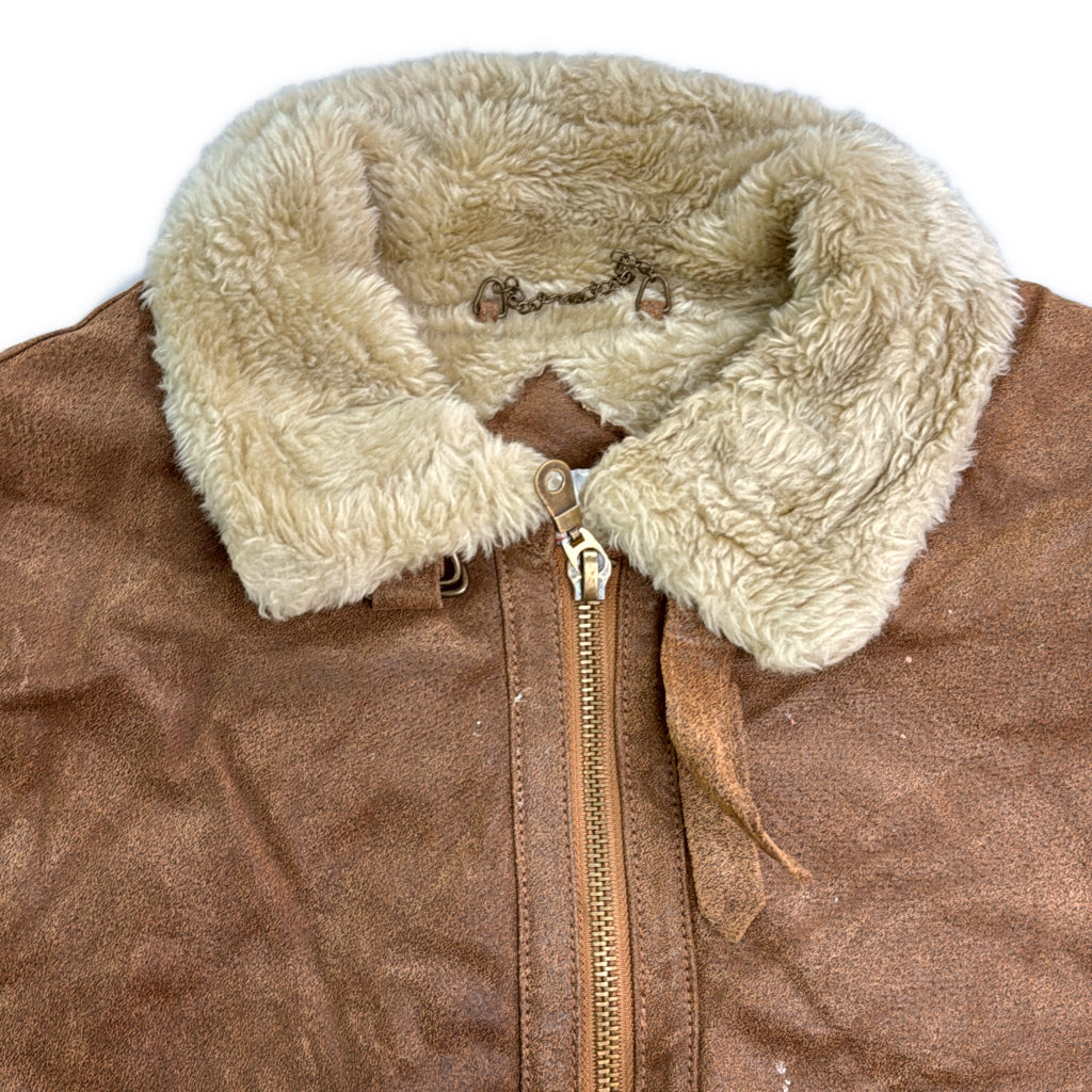 AMERI MODE Shearling Leather Jacket
