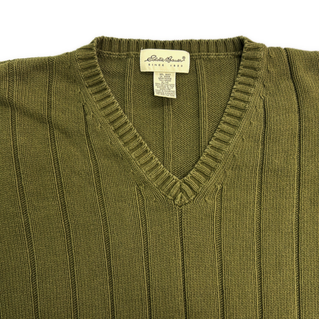 00s Eddie Bauer V-Neck Sweater