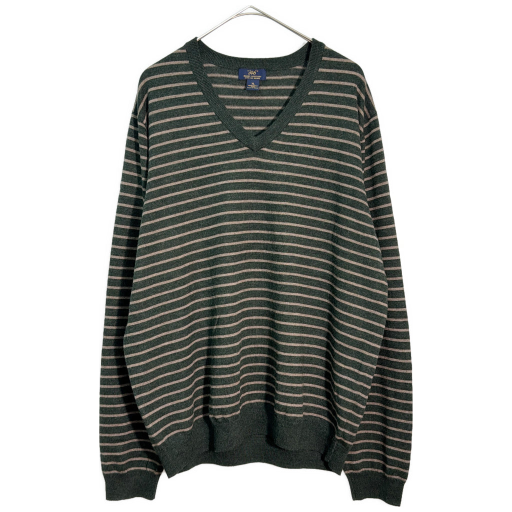 Brooks Brothers Wool Border Sweater