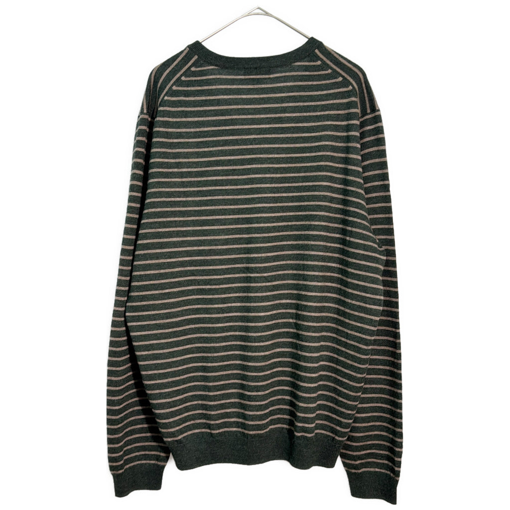 Brooks Brothers Wool Border Sweater