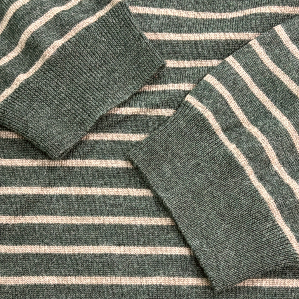 Brooks Brothers Wool Border Sweater