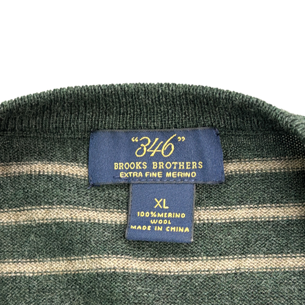 Brooks Brothers Wool Border Sweater
