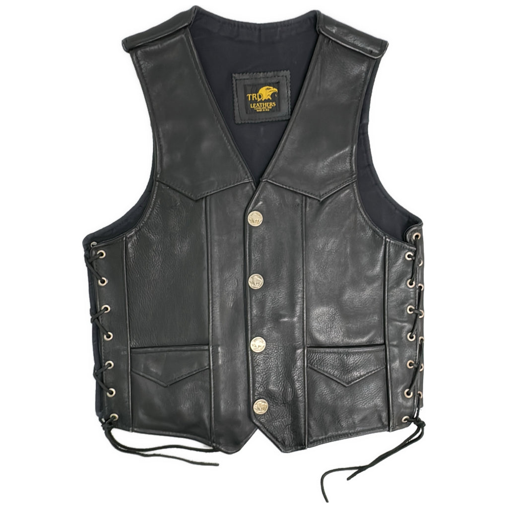 TRD Leathers Leather Vest