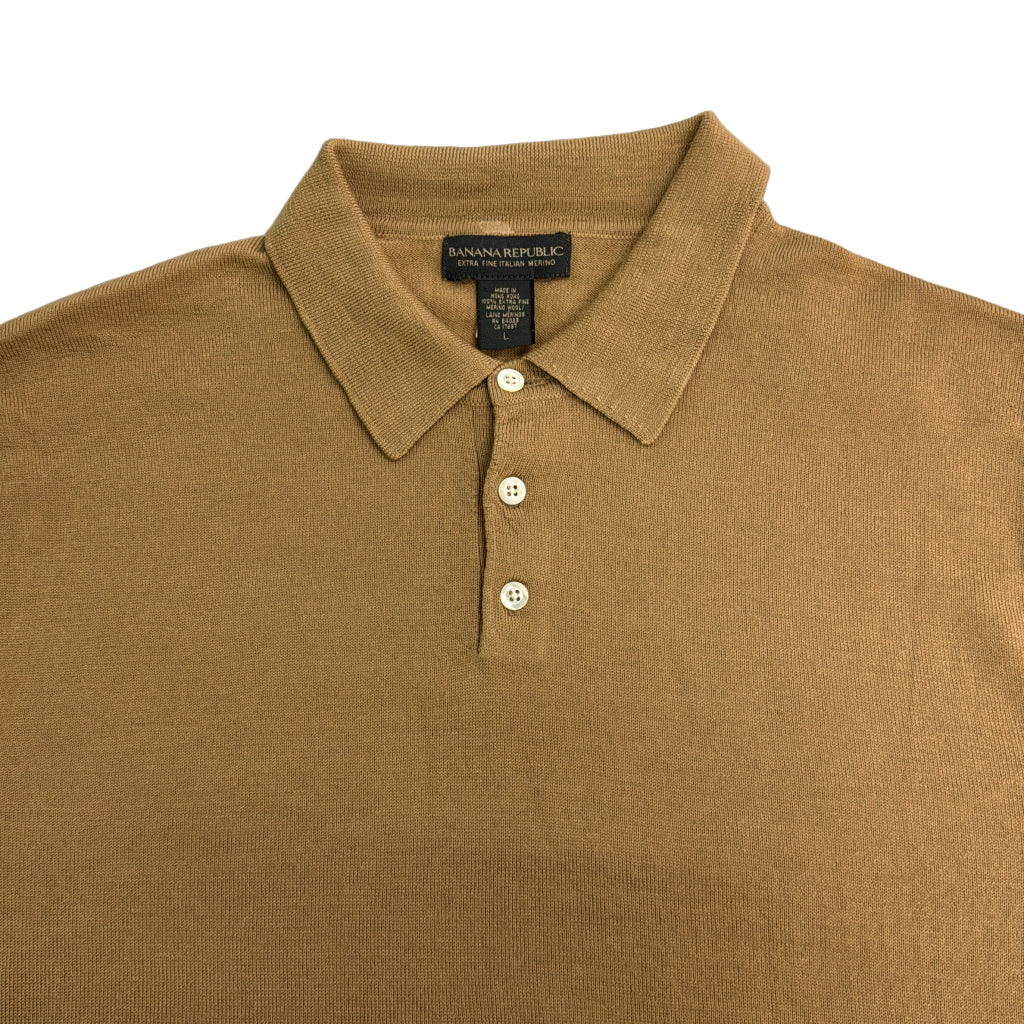 00s Banana Republic Knit Polo Shirt