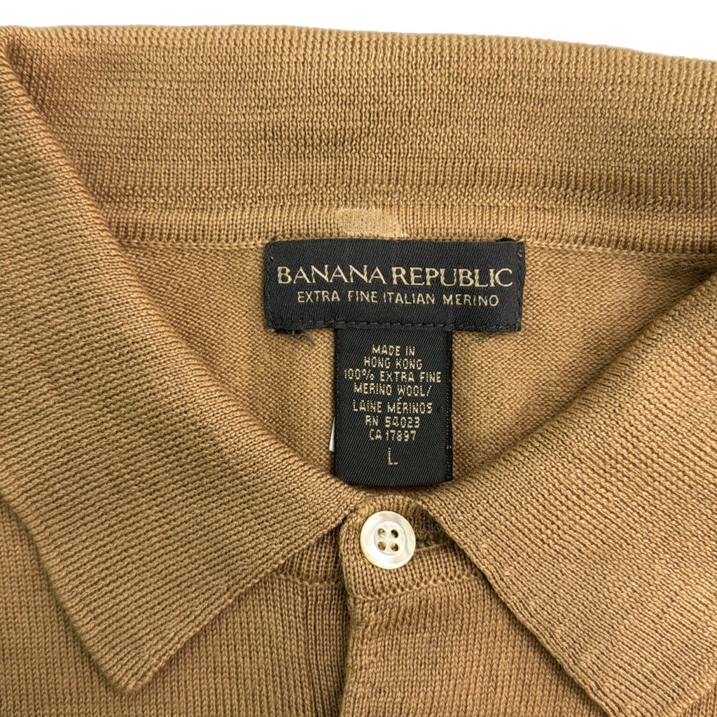 00s Banana Republic Knit Polo Shirt