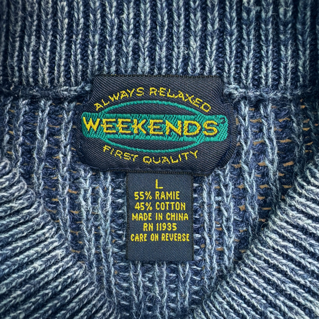 90s WEEKENDS Crewneck Sweater
