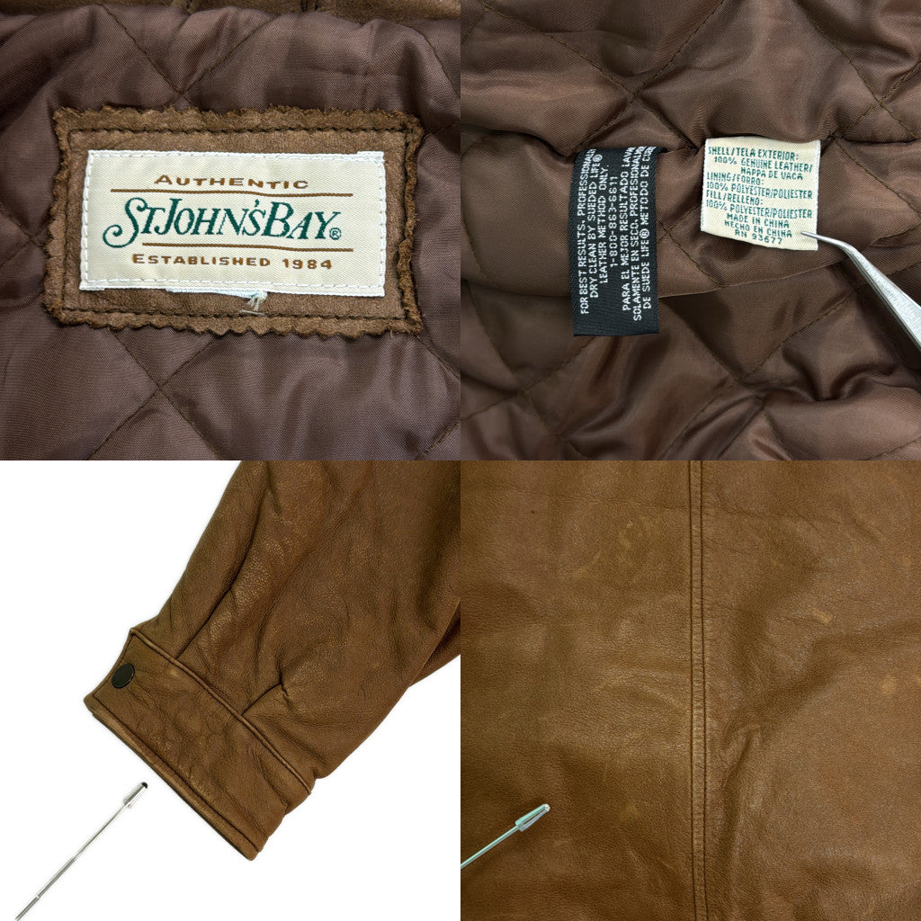 ST.JOHN'S BAY Leather Jacket