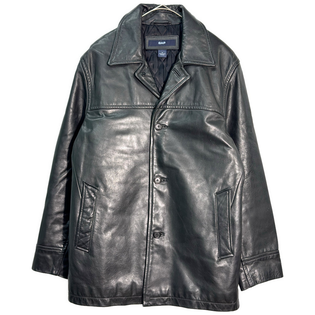 00s GAP Leather Car Coat