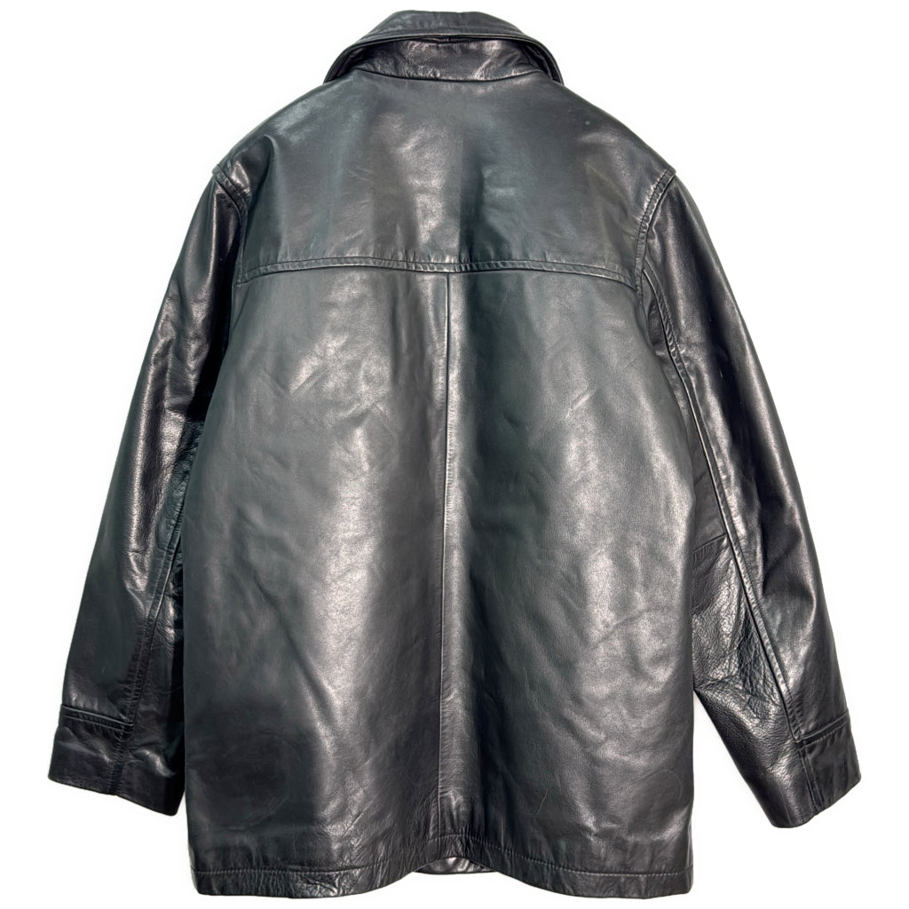 00s GAP Leather Car Coat