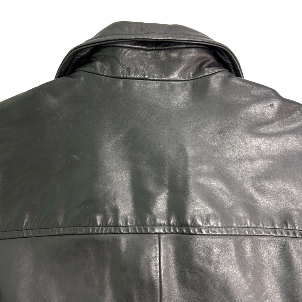 00s GAP Leather Car Coat