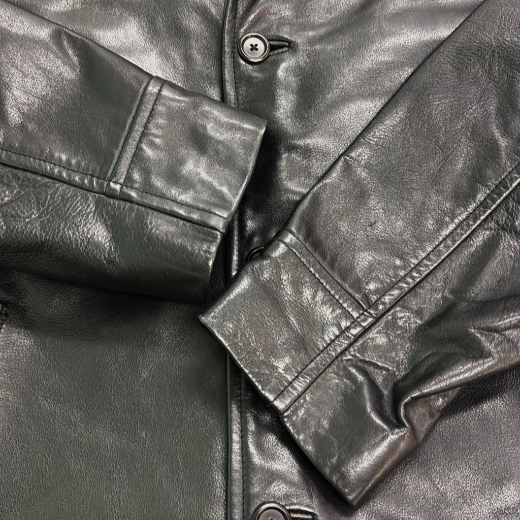 00s GAP Leather Car Coat