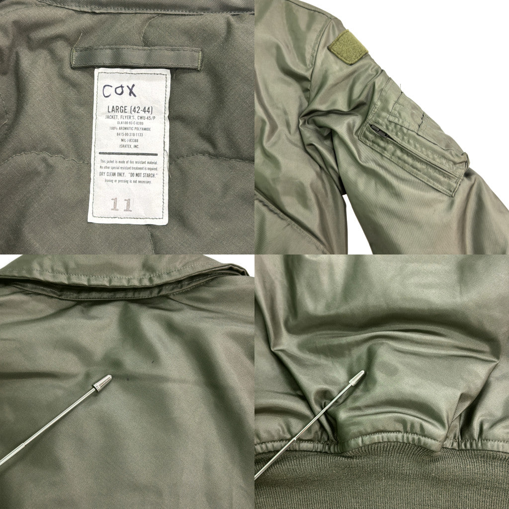 90s U.S.AIRFORCE CWU-45/P Flight Jacket Military Jacket