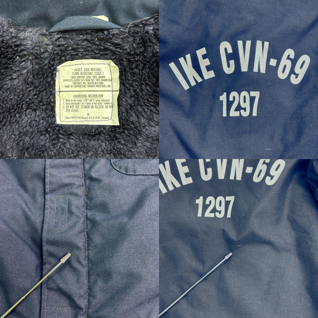 90s U.S.NAVY Military Jacket