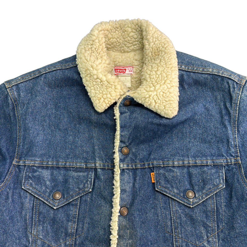 80s Levi's Denim Boa Jacket