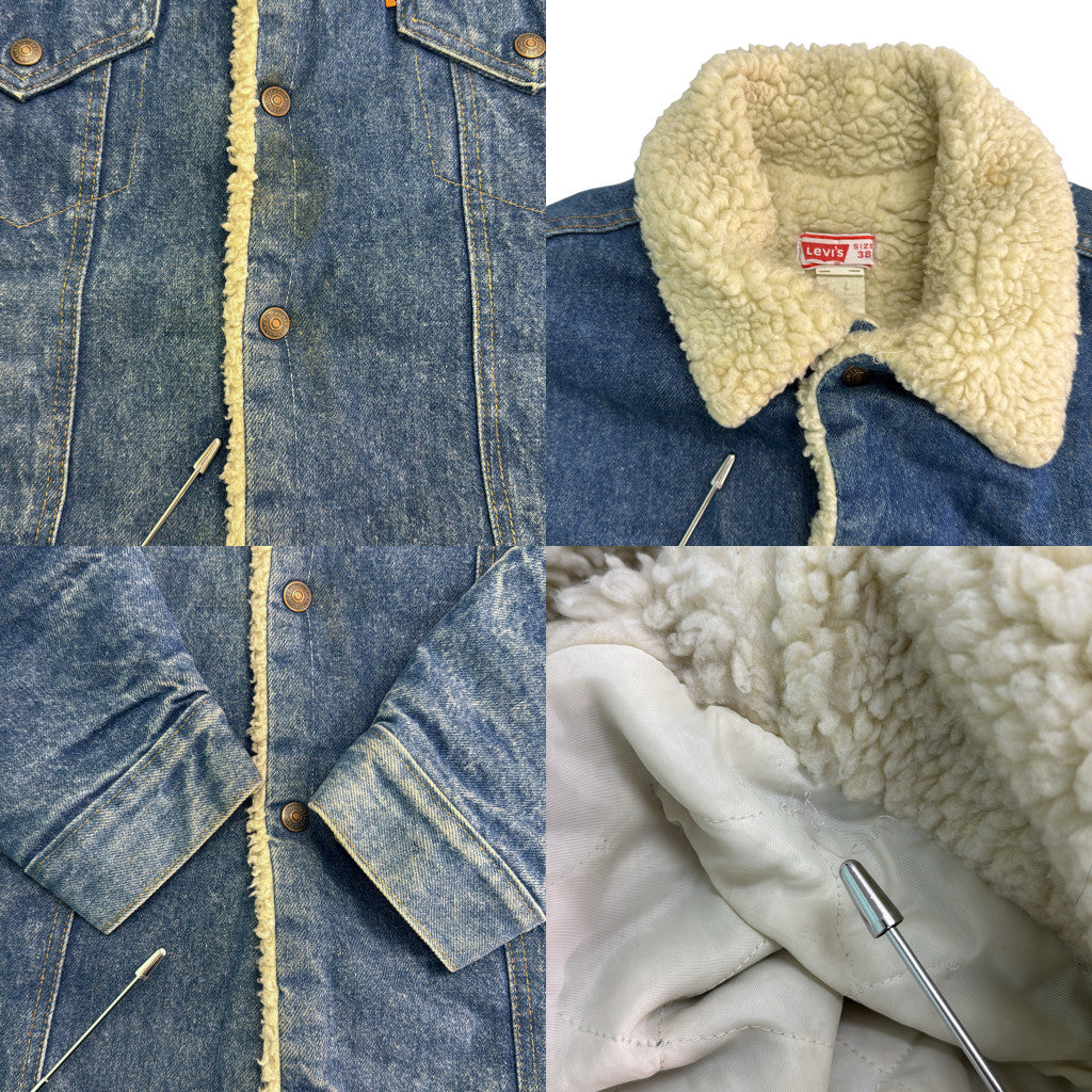 80s Levi's Denim Boa Jacket