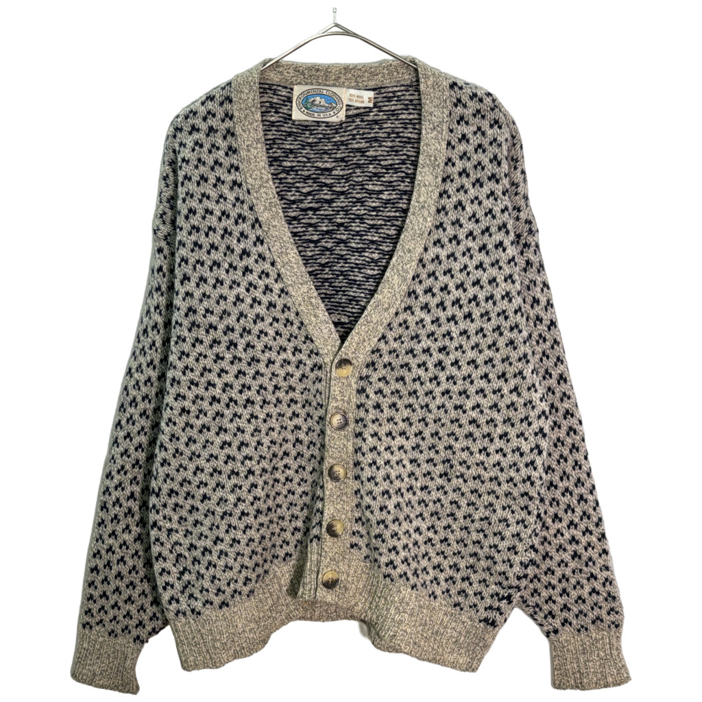 90s ENVIRONMENTAL CLOTHING CO. Patterned Cardigan
