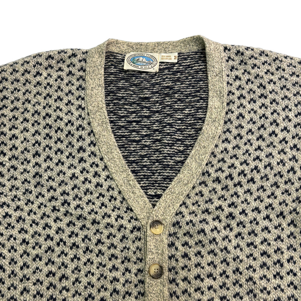 90s ENVIRONMENTAL CLOTHING CO. Patterned Cardigan