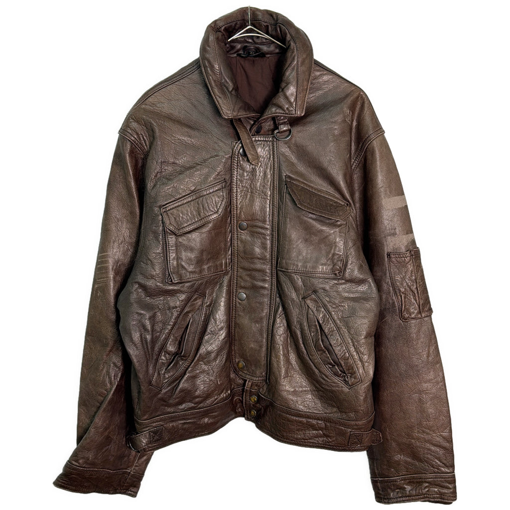 80s American Eagle Leather Jacket
