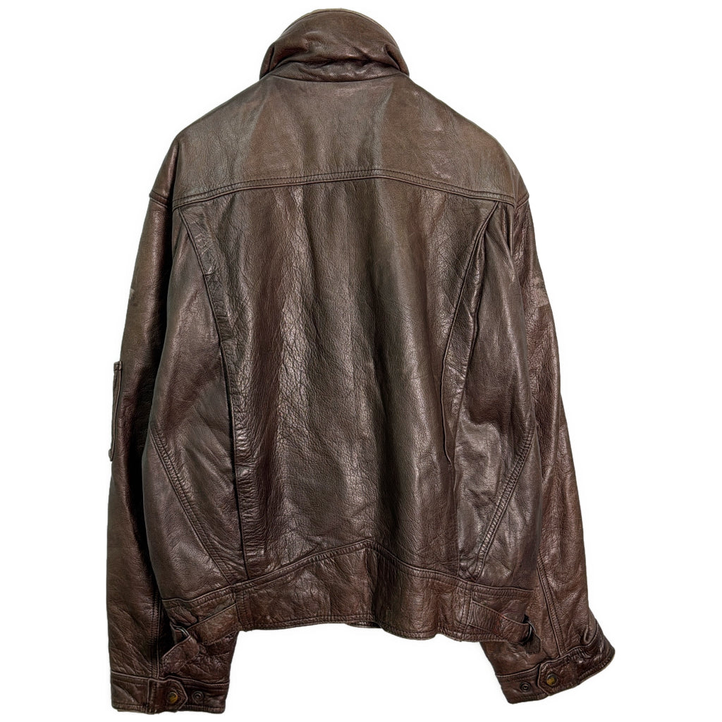 80s American Eagle Leather Jacket