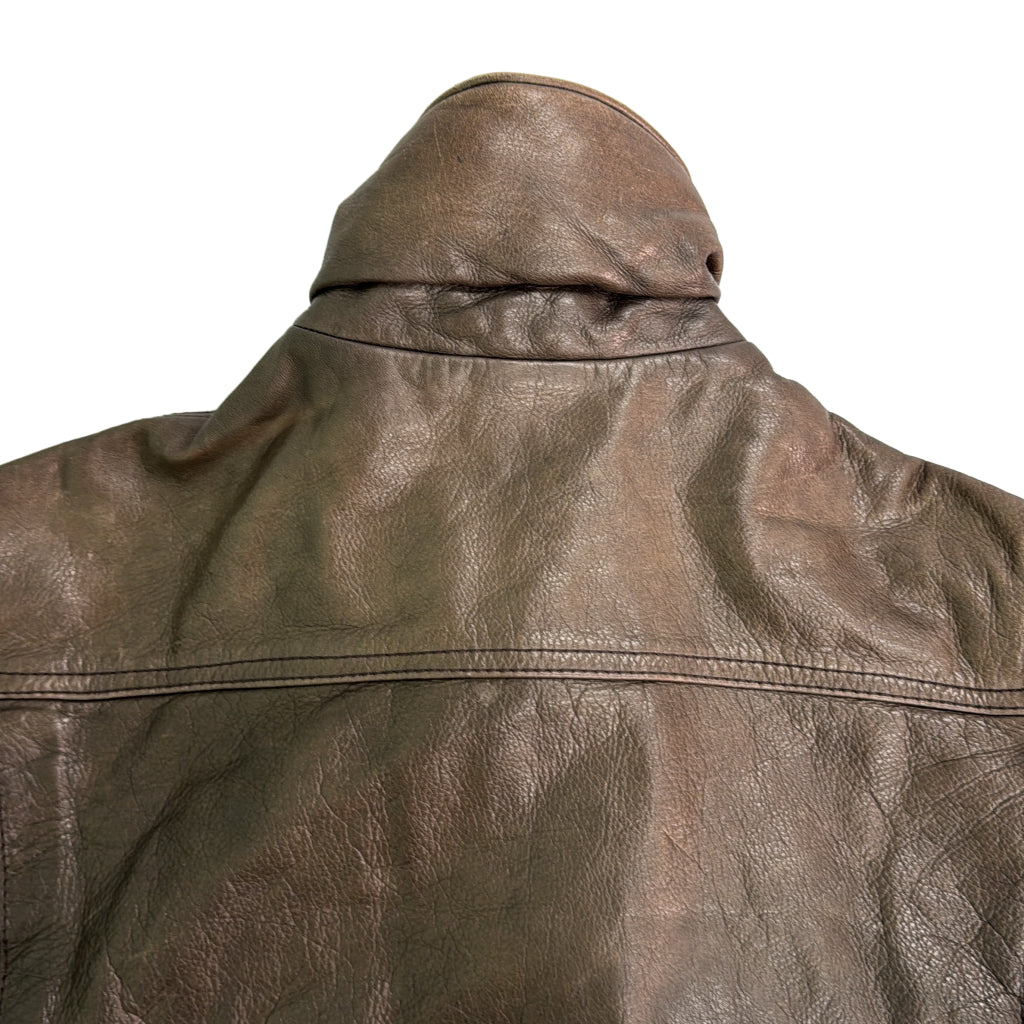 80s American Eagle Leather Jacket