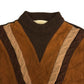 60s BRENT Leather × Wool Sweater