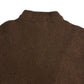 60s BRENT Leather × Wool Sweater