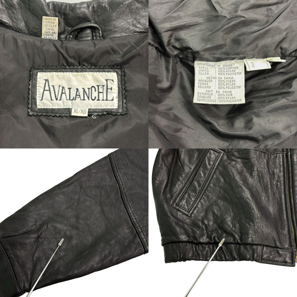 AVALANCHE アヴァランチ Leather Jacket