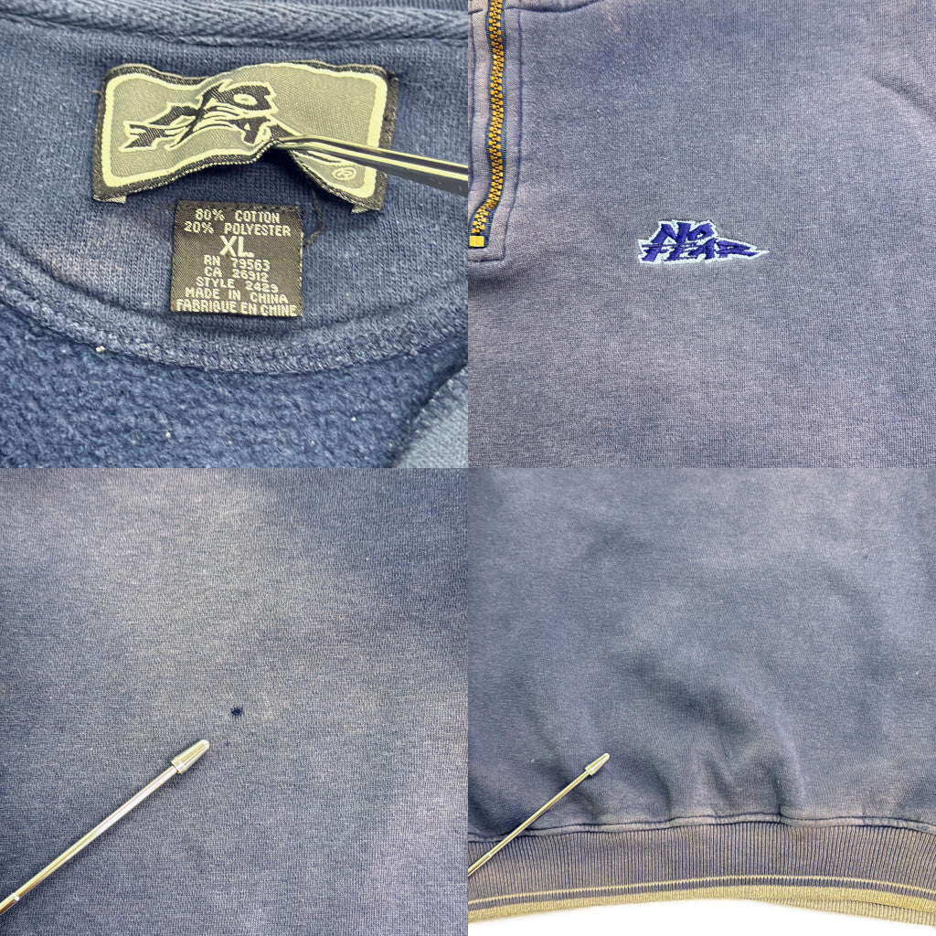 NO FEAR Half Zip Fade Sweat