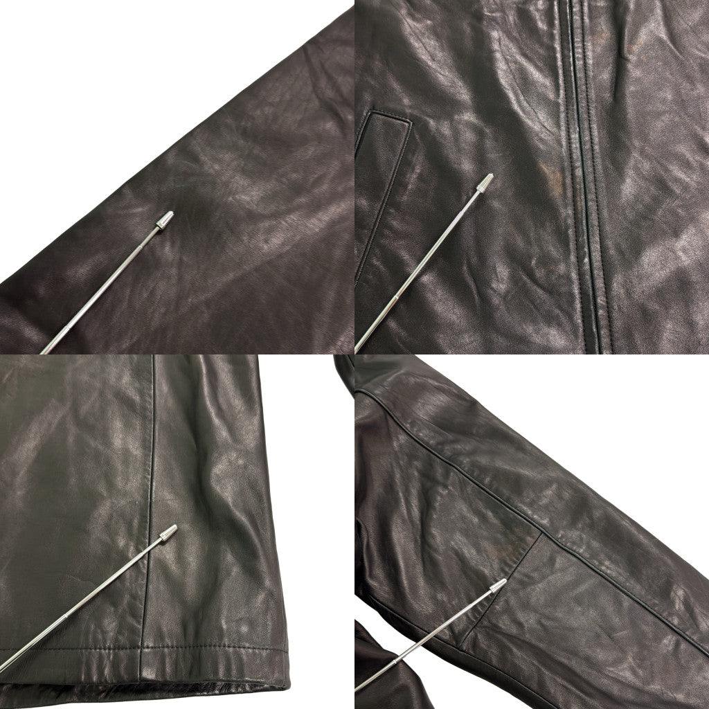 APT.9 Ram Skin Leather Jacket