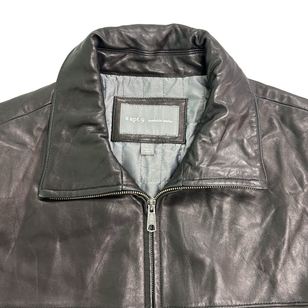APT.9 Ram Skin Leather Jacket