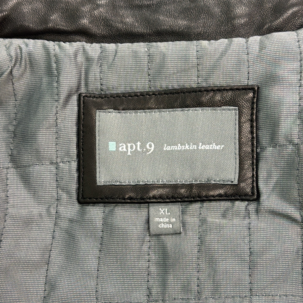APT.9 Ram Skin Leather Jacket