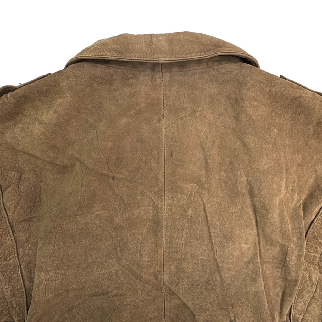 90s AUTHENTIC STRUCTURE OUTERWEAR Leather Jacket