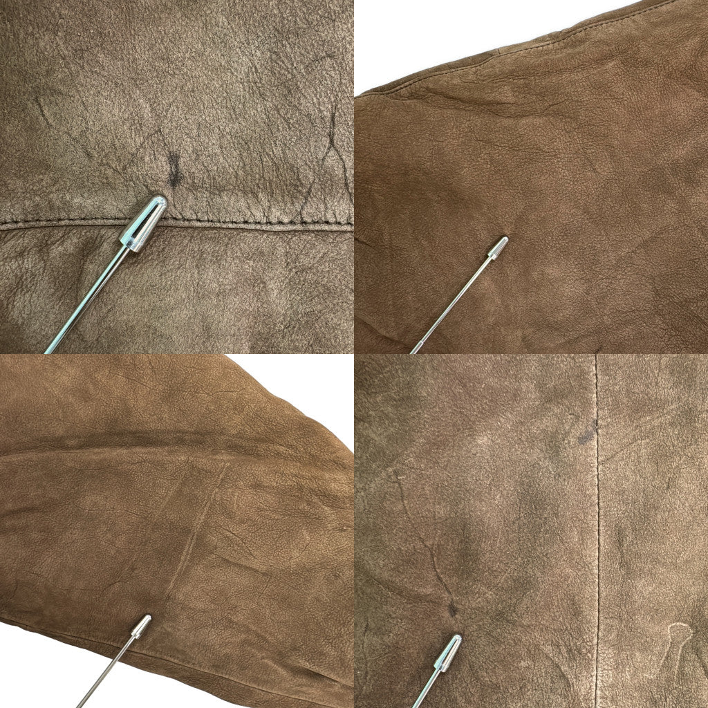 90s AUTHENTIC STRUCTURE OUTERWEAR Leather Jacket