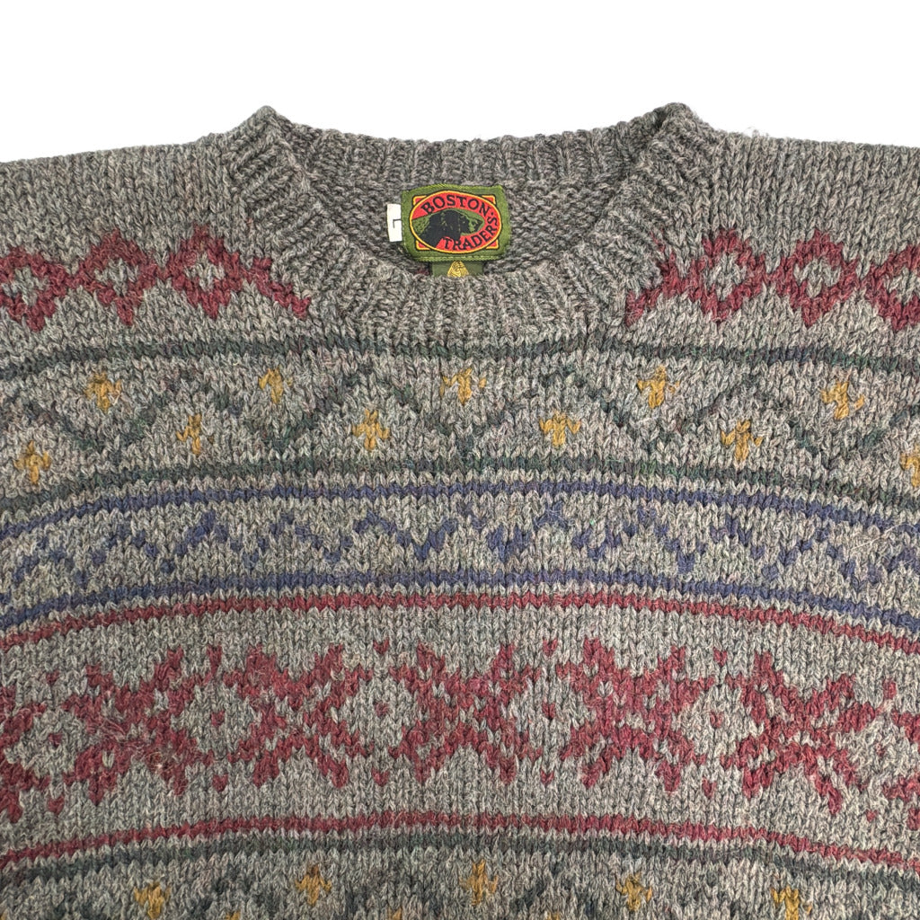 90s BOSTON' TRADERS Crewneck Sweater