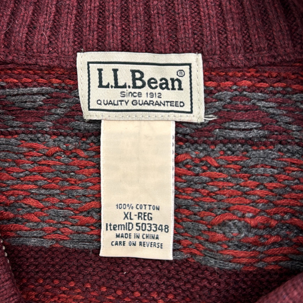 L.L.Bean Half Zip Sweater