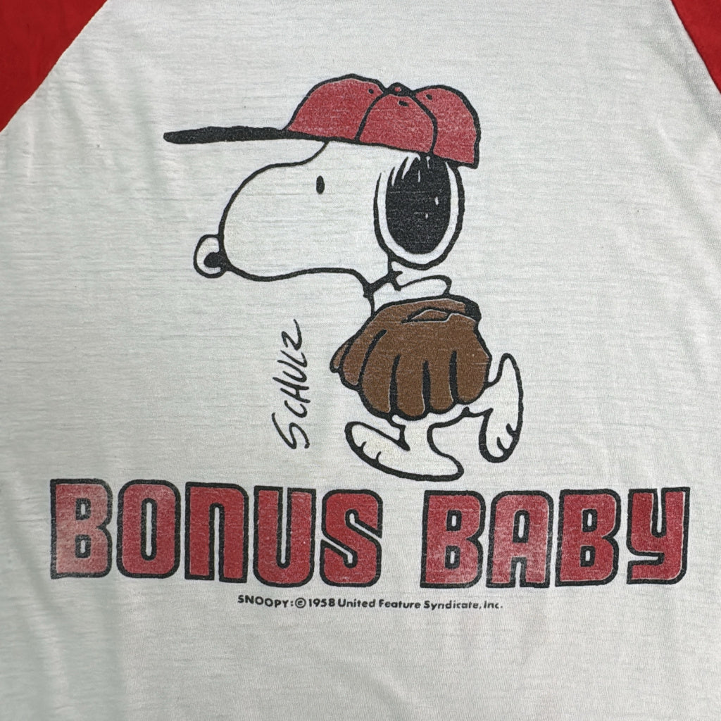 80s "SNOOPY" Raglan T-Shirt
