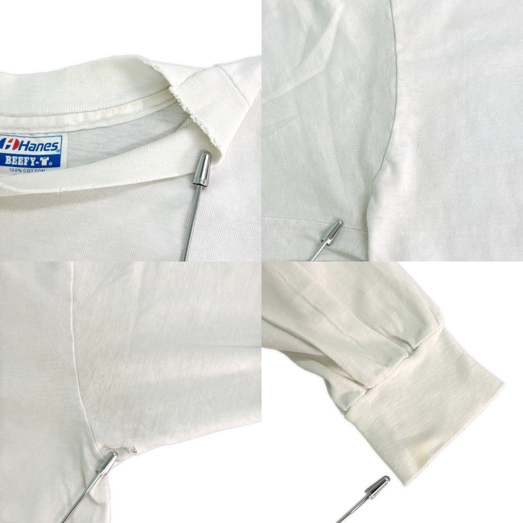 90s Hanes BEEFY-T Company Long Sleeve T-Shirt