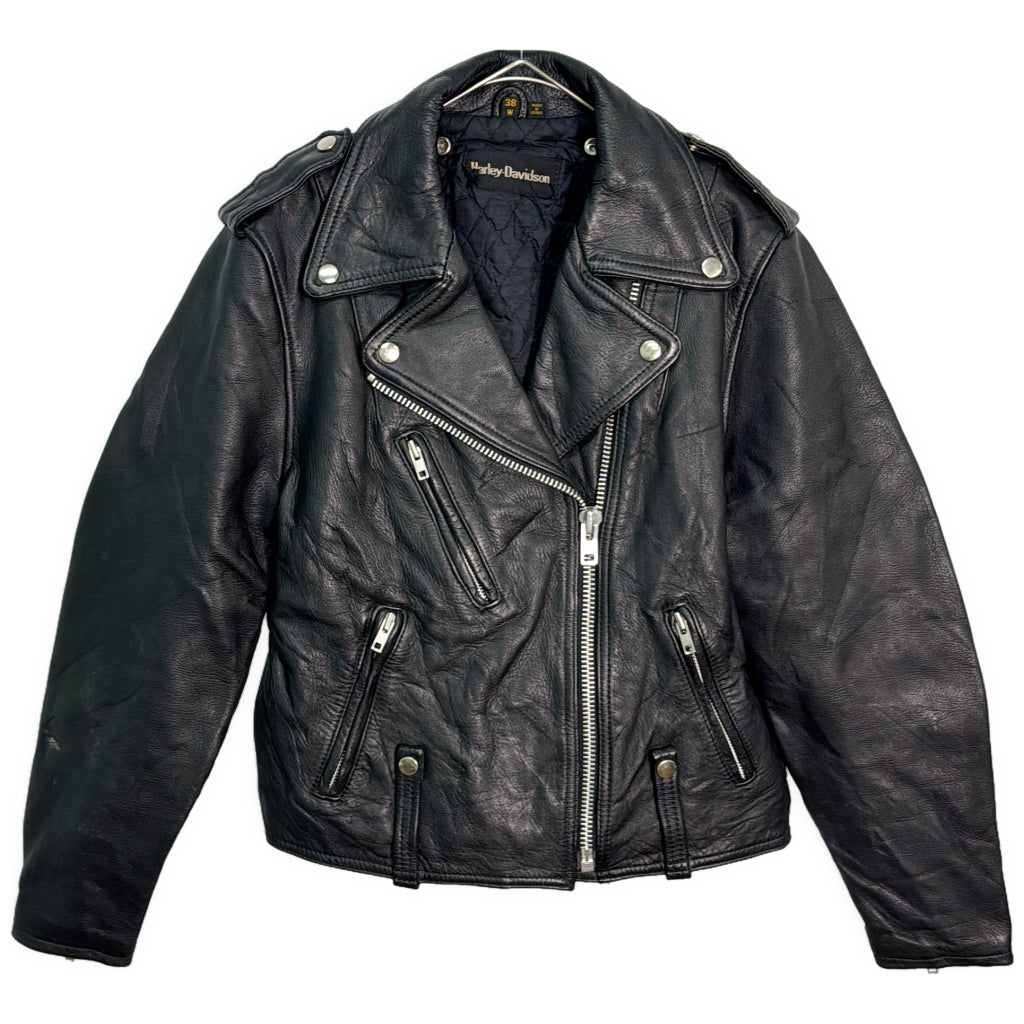 80s HARLEY DAVIDSON Double Riders Leather Jacket