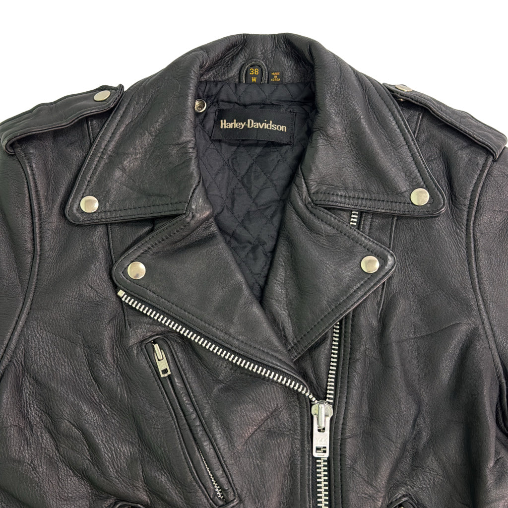 80s HARLEY DAVIDSON Double Riders Leather Jacket