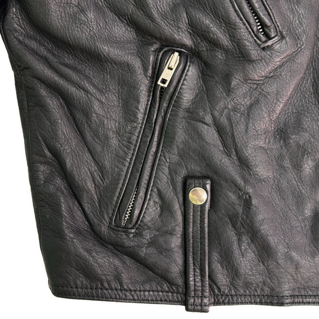 80s HARLEY DAVIDSON Double Riders Leather Jacket