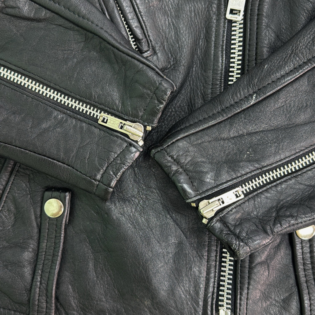 80s HARLEY DAVIDSON Double Riders Leather Jacket