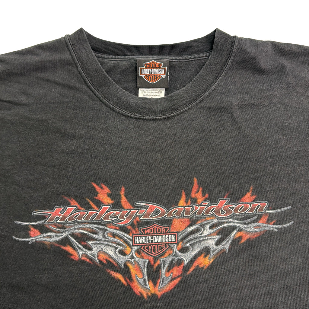00s HARLEY DAVIDSON Motorcycle Long Sleeve T-Shirt