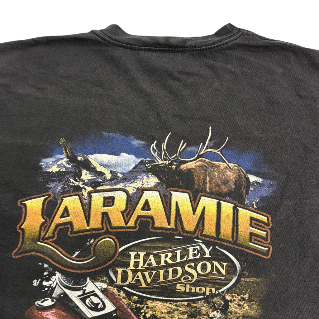 00s HARLEY DAVIDSON Motorcycle Long Sleeve T-Shirt