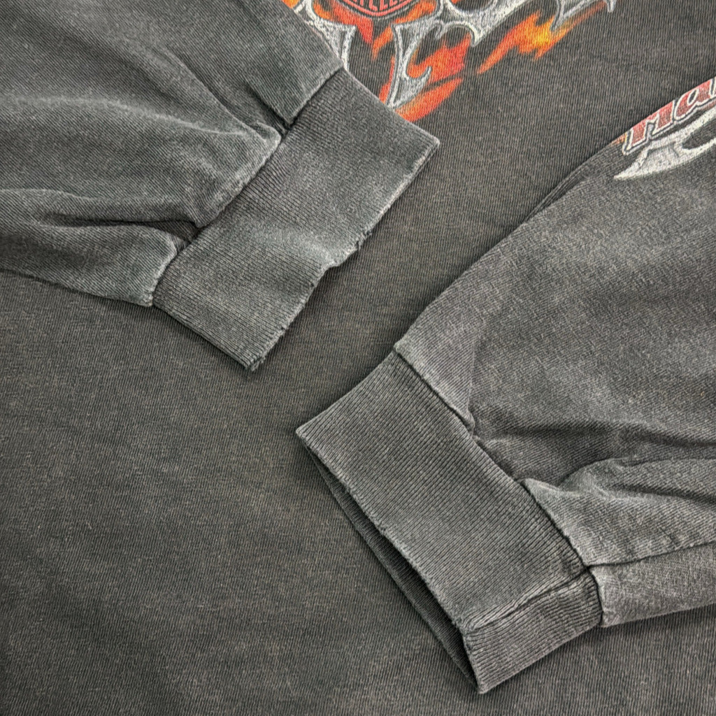00s HARLEY DAVIDSON Motorcycle Long Sleeve T-Shirt