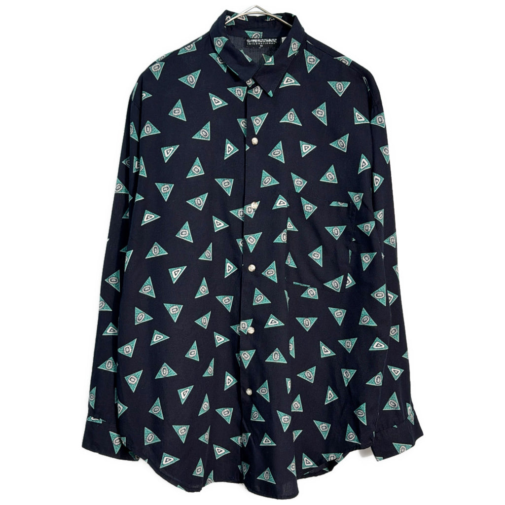 90s EXPRESSIONS INTERNATIONAL Patterned Shirt