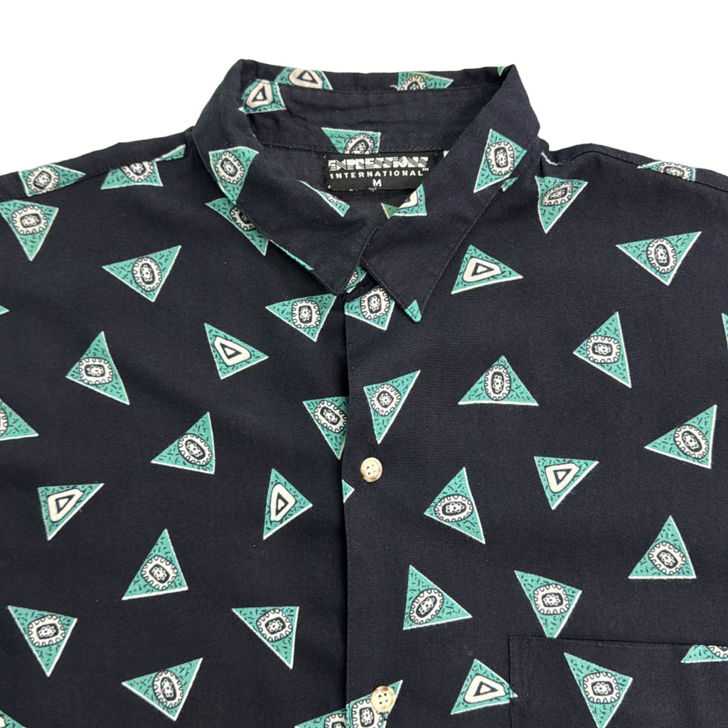 90s EXPRESSIONS INTERNATIONAL Patterned Shirt