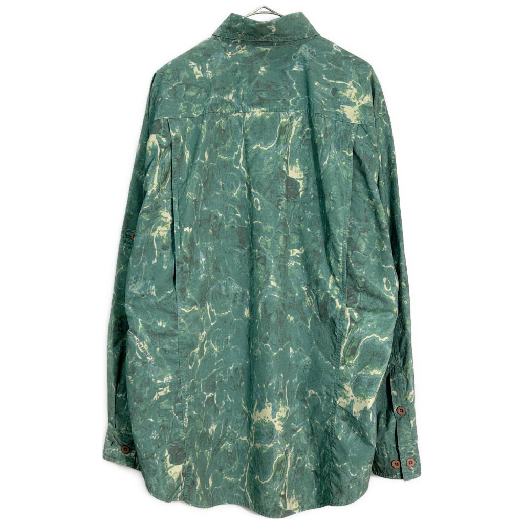 90s Aqua Design Fishing Shirt