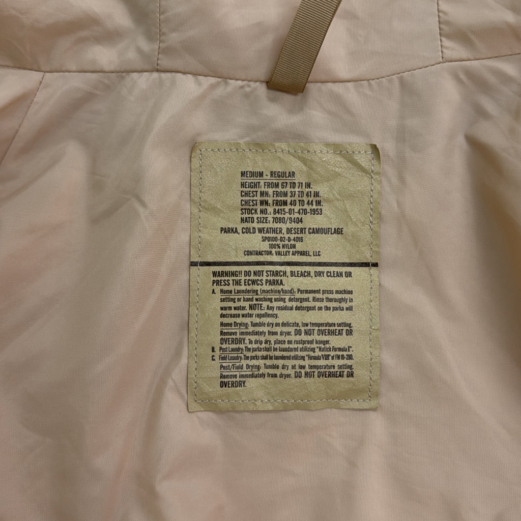 00s U.S.ARMY ECWCS GEN1 GORE-TEX Parka